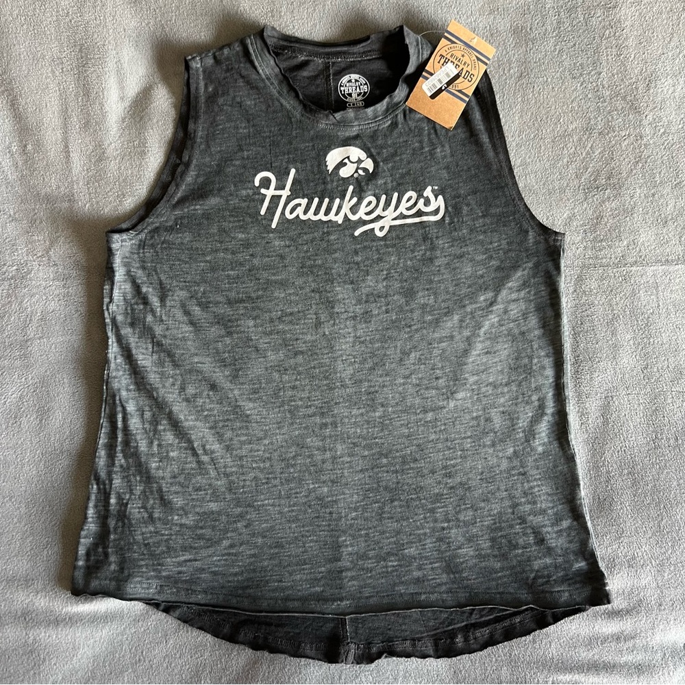 NCAA Iowa Hawkeyes Women's Boxy Tank Top S 4/6